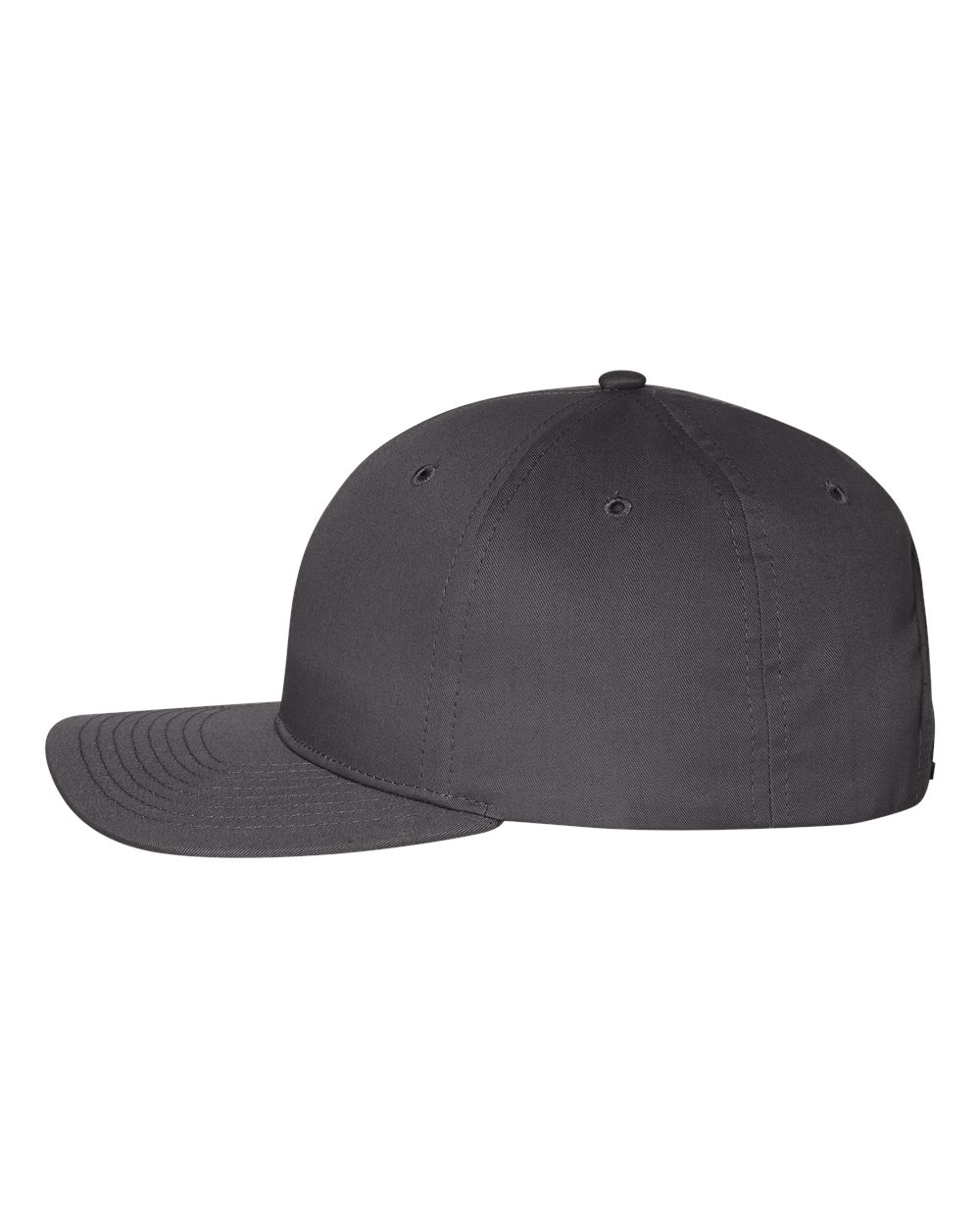 Left View of Charcoal Pro Twill Snapback Cap - 212