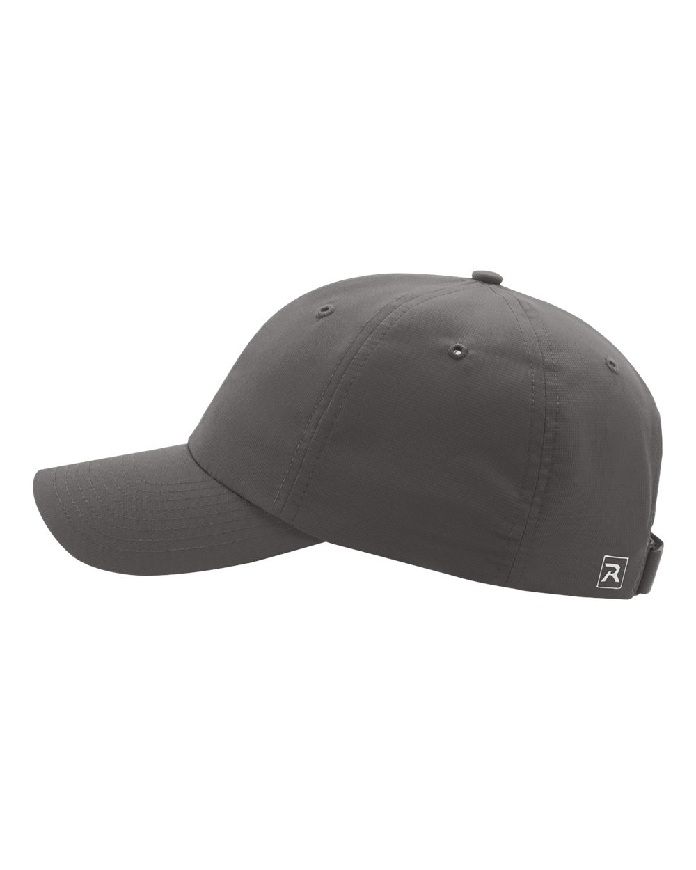 Left View of Charcoal Relaxed Performance Lite Cap - 220