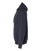 Left View of Classic Navy Special Blend Raglan Hooded Sweatshirt - PRM33SBP