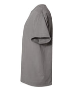 Left View of Concrete Grey Garment-Dyed T-Shirt - GDH100