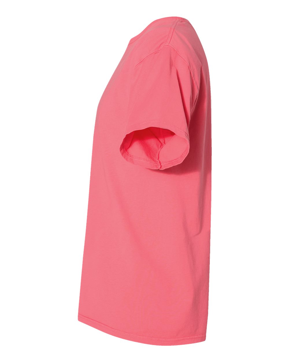 Left View of Coral Craze Garment-Dyed T-Shirt - GDH100