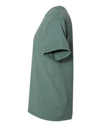 Left View of Cypress Green Garment-Dyed T-Shirt - GDH100