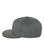 Left View of Dark Grey 210® Flat Bill Cap - 6210FF