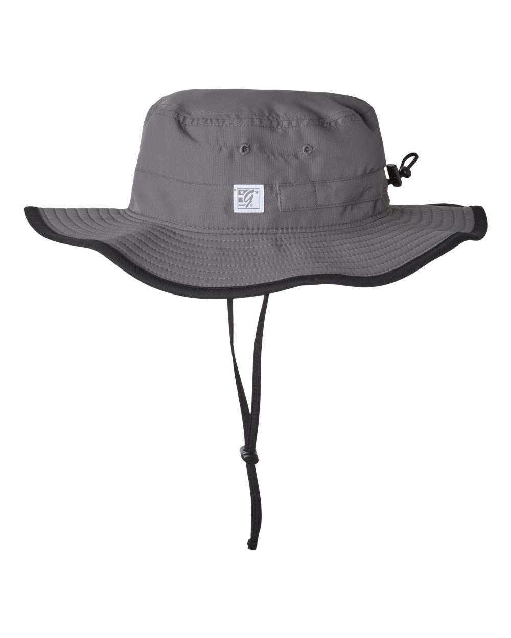 Left View of Dark Grey/ Black Ultralight Booney - GB400