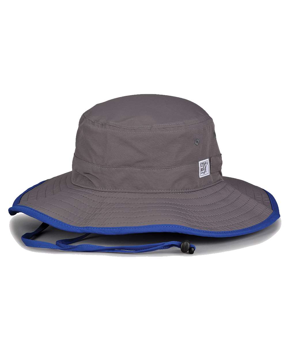 Left View of Dark Grey/ Royal Ultralight Booney - GB400