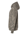 Left View of Deadwood Camo Boulevard Heavyweight Hooded Sweatshirt - IND330BLV