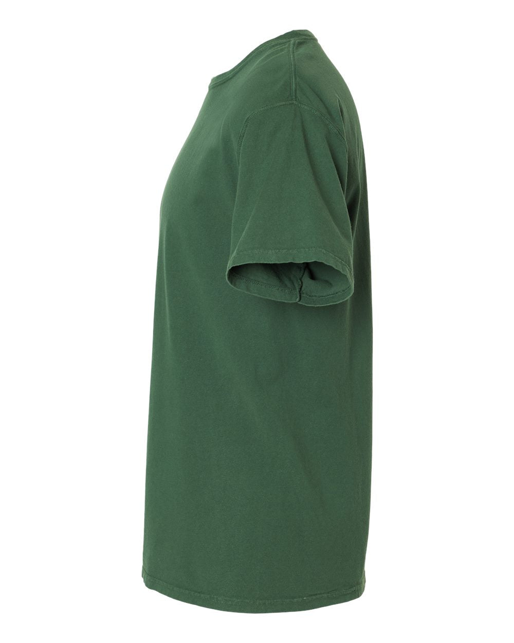 Left View of Field Green Garment-Dyed T-Shirt - GDH100