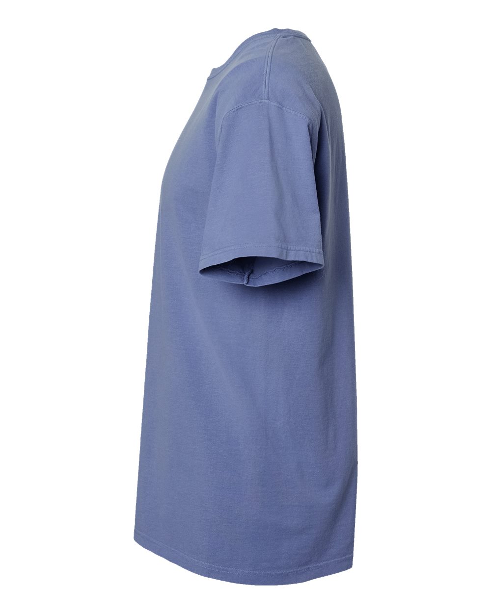 Left View of Frontier Blue Garment-Dyed T-Shirt - GDH100