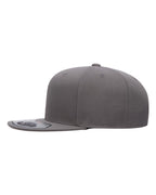 Left View of Grey 110® Snapback Cap - 110F