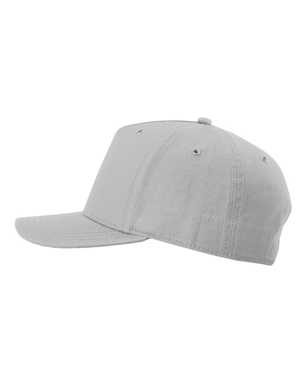 Left View of Grey Burnside Cap - 336