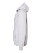 Left View of Grey Heather Legend - Premium Heavyweight Cross-Grain Hooded Sweatshirt - IND5000P