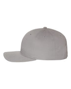 Left View of Grey Pro Twill Snapback Cap - 212
