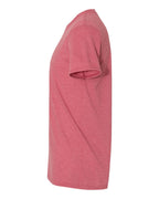 Left View of Heather Cardinal Red Softstyle® T-Shirt - 64000