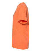 Left View of Horizon Orange Garment-Dyed T-Shirt - GDH100