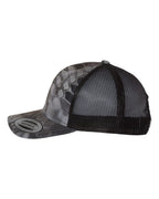 Left View of Kryptek Raid Retro Trucker Cap - 6606