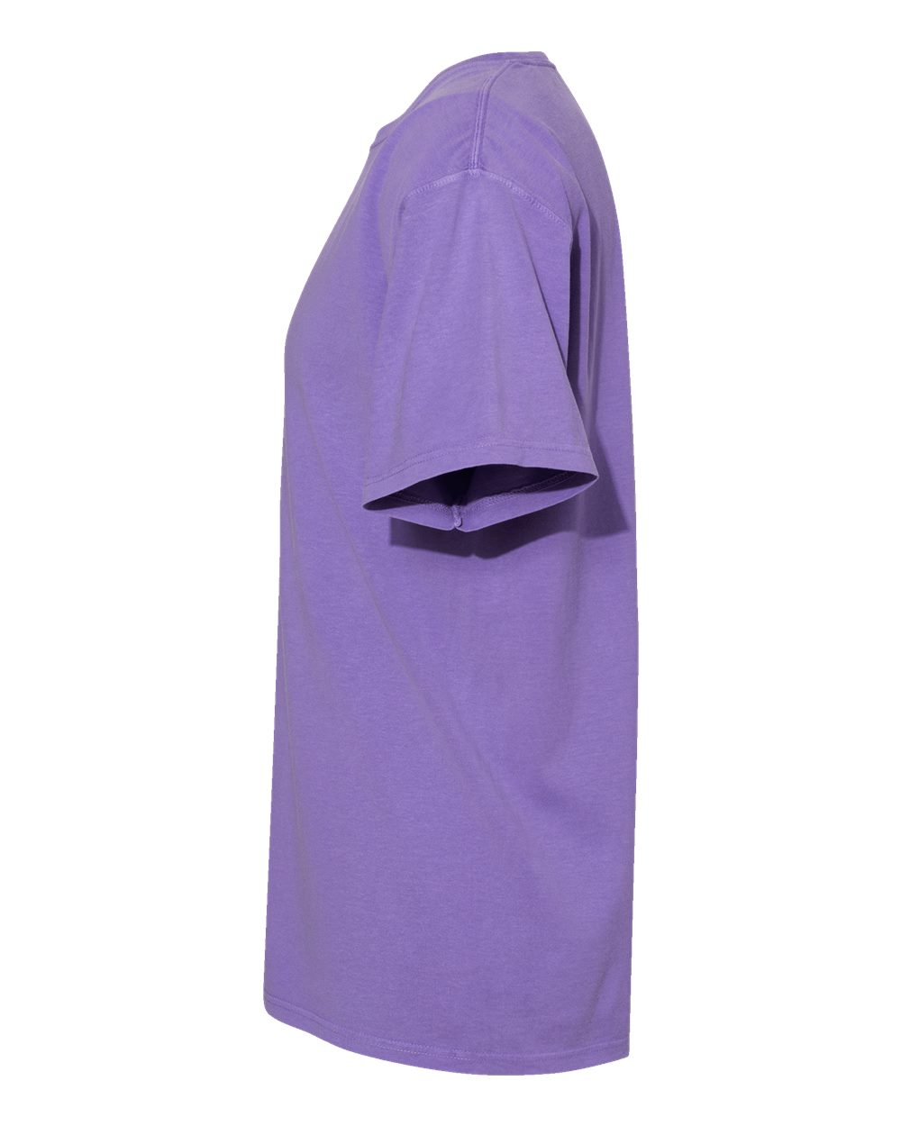 Left View of Lavender Garment-Dyed T-Shirt - GDH100
