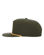 Left View of Loden/ Amber Gold Umpqua Snapback Cap - 256
