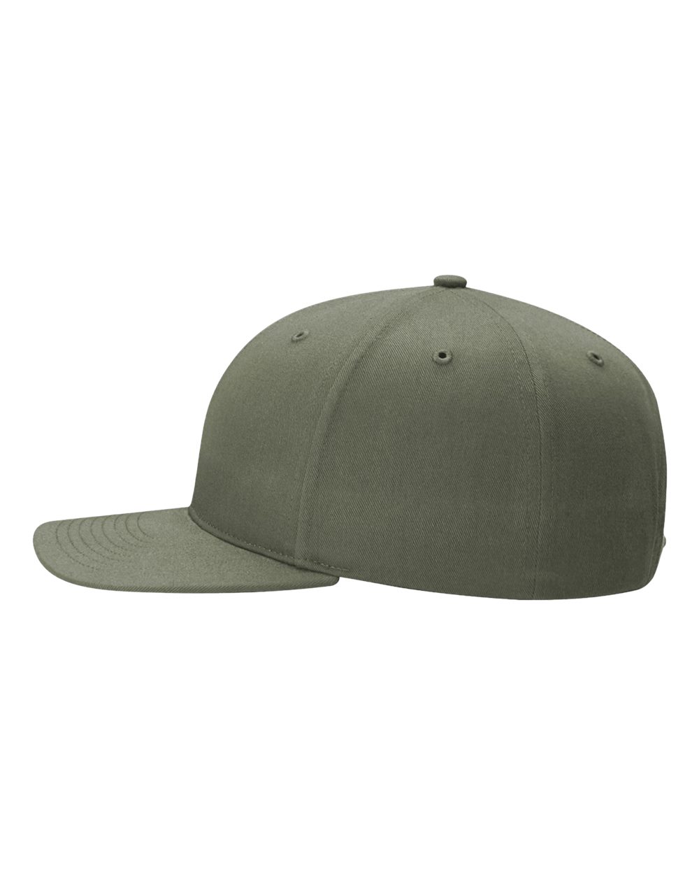 Left View of Loden Twill Back Trucker Cap - 312