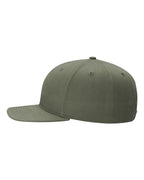 Left View of Loden Twill Back Trucker Cap - 312