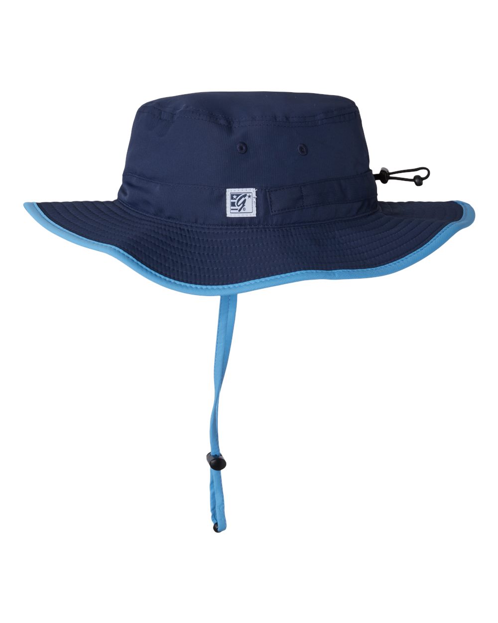 Left View of Navy/ Columbia Ultralight Booney - GB400
