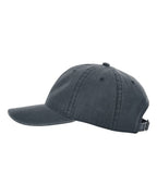 Left View of Navy Odell Cap - 324RE
