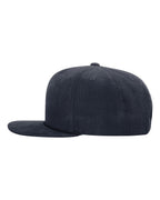 Left View of Navy Timberline Corduroy Cap - 253