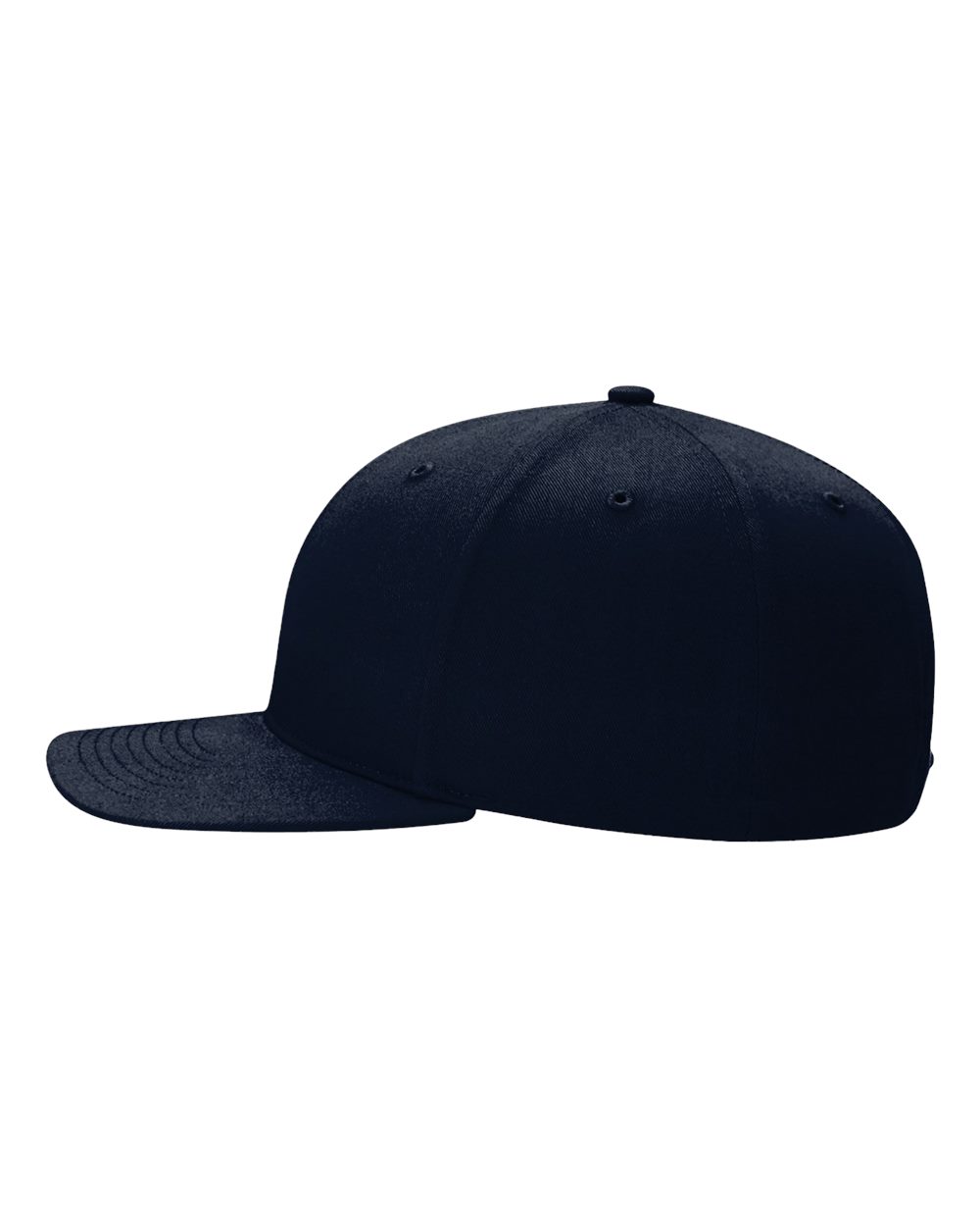 Left View of Navy Twill Back Trucker Cap - 312