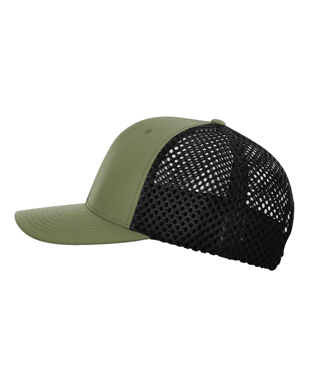 Left View of Olive/ Black Tilikum Cap - 835