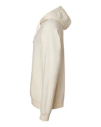 Left View of Parchment Garment-Dyed Hooded Sweatshirt - GDH450