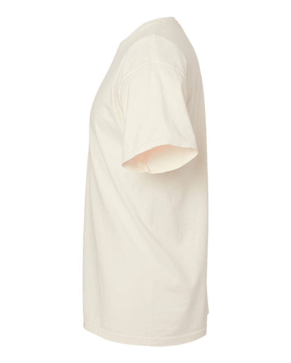 Left View of Parchment Garment-Dyed T-Shirt - GDH100