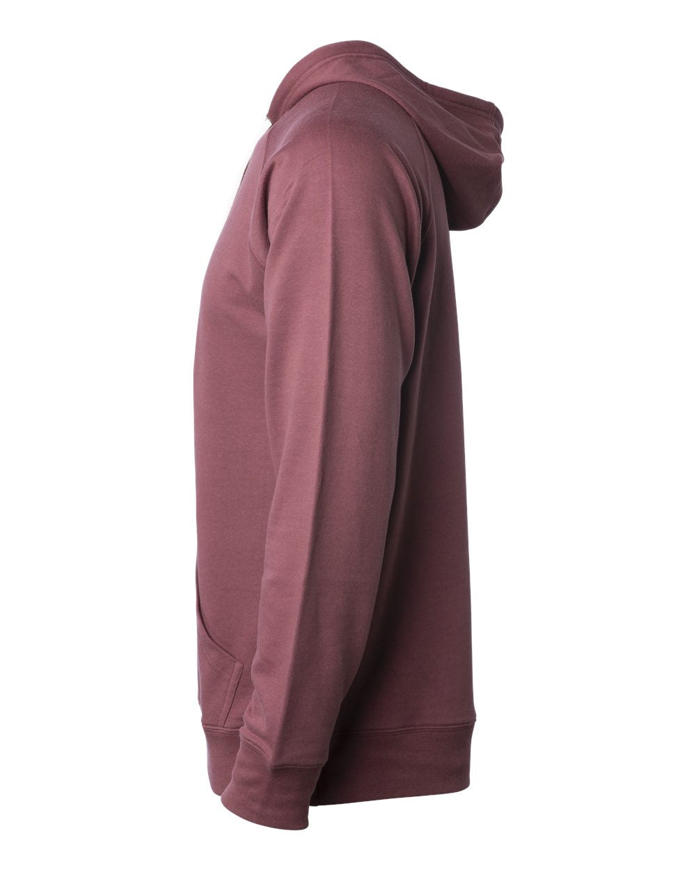 Left View of Port Icon Lightweight Loopback Terry Hooded Sweatshirt - SS1000