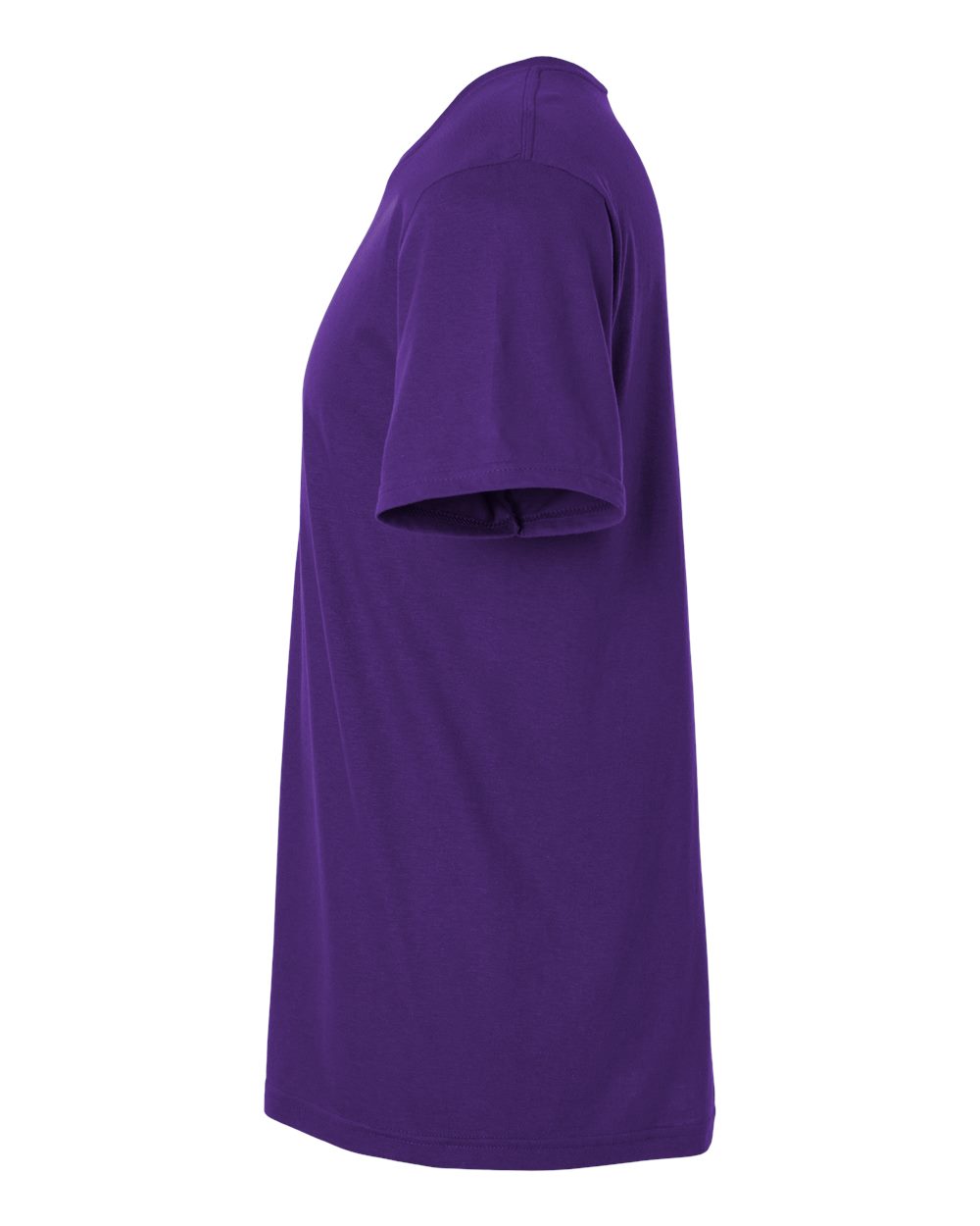 Left View of Purple Softstyle® T-Shirt - 64000