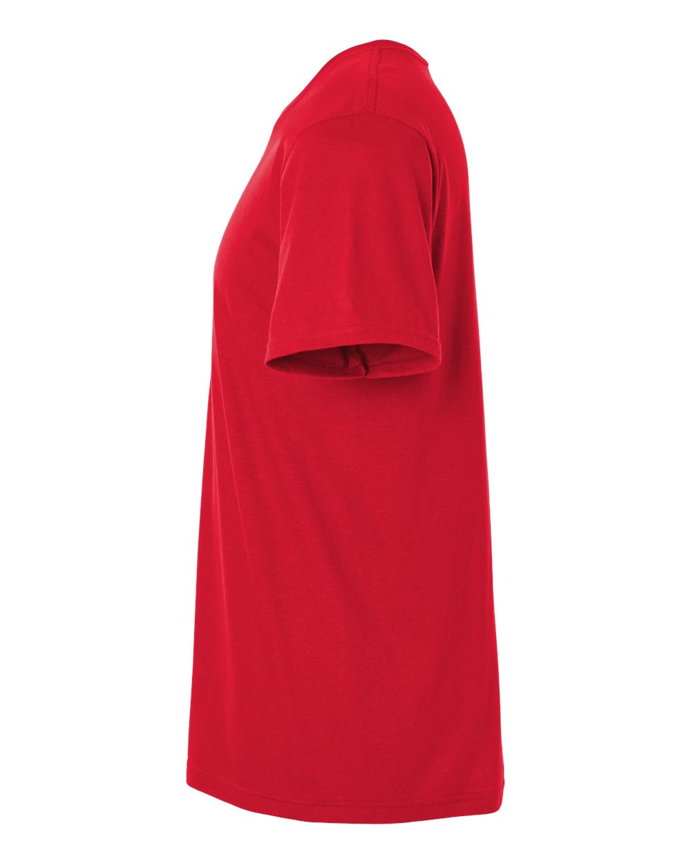 Left View of Red Softstyle® T-Shirt - 64000
