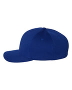Left View of Royal Blue Cool & Dry Sport Cap - 6597