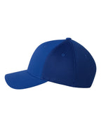Left View of Royal Blue Ultrafiber Mesh Cap - 6533