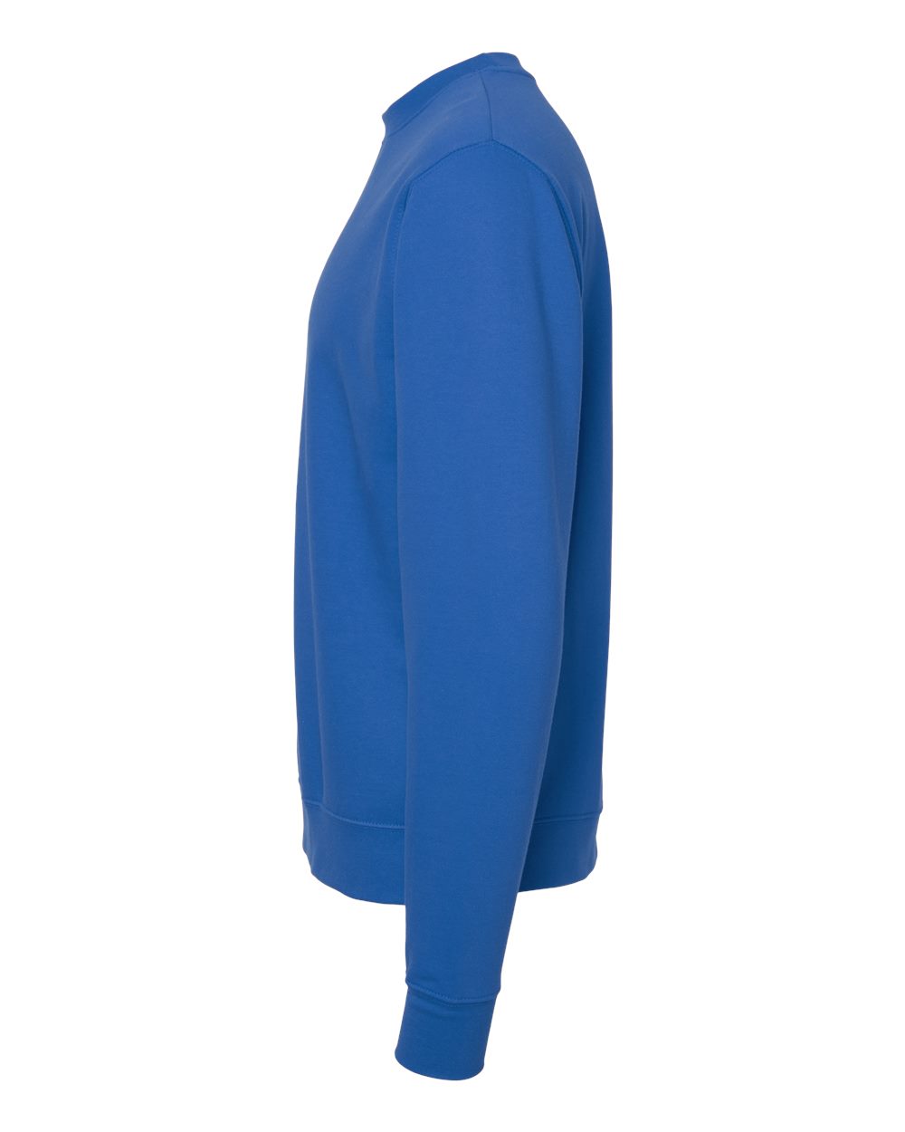 Left View of Royal Midweight Crewneck Sweatshirt - SS3000