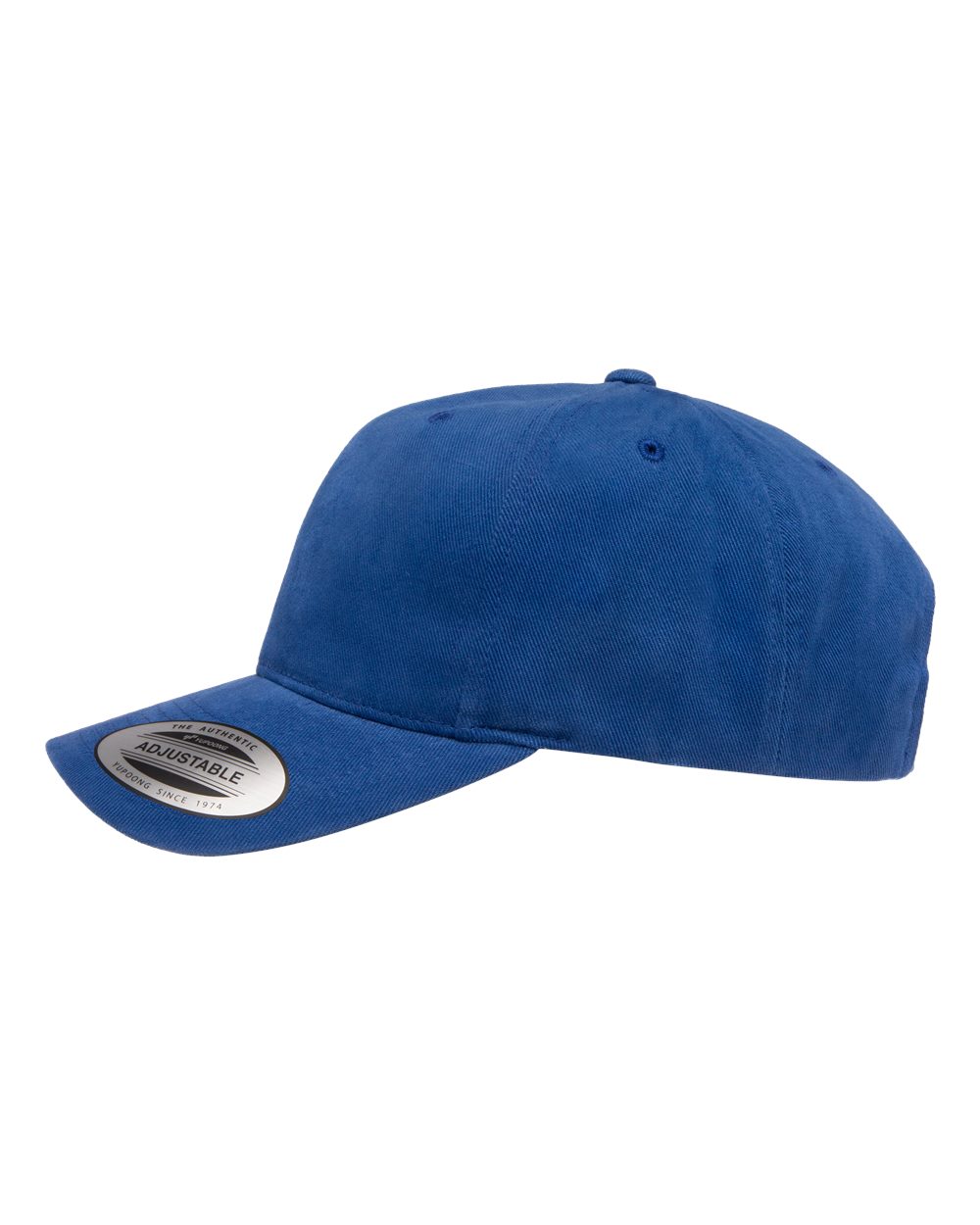 Left View of Royal Structured Brushed Twill Cap - 6363V