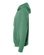 Left View of Sea Green Special Blend Raglan Hooded Sweatshirt - PRM33SBP