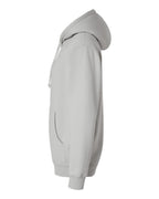 Left View of Smoke Heavyweight Hooded Sweatshirt - IND4000