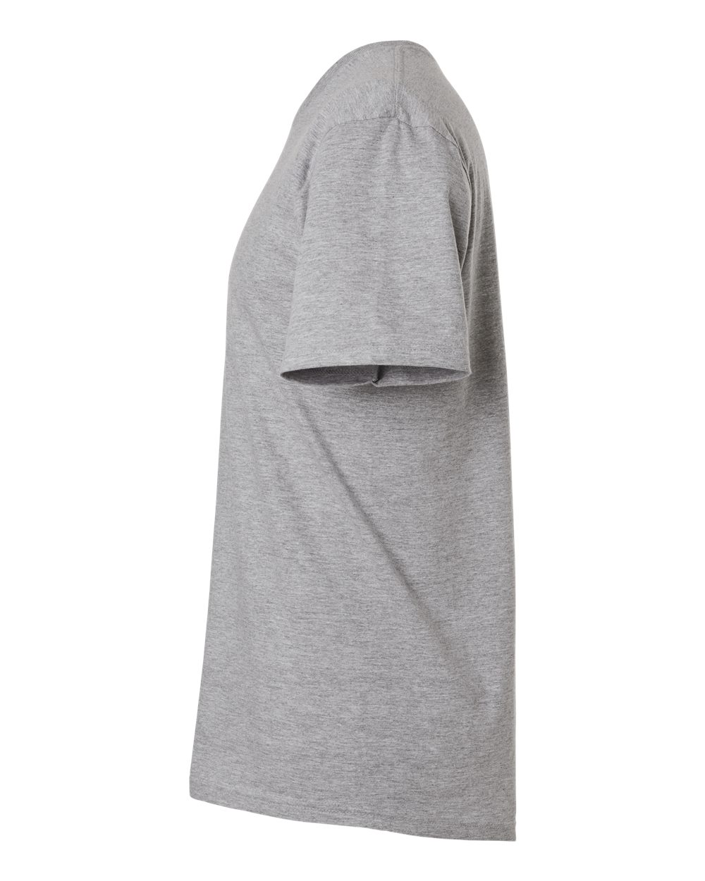 Left View of Sport Grey Softstyle® T-Shirt - 64000