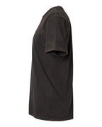 Left View of Washed Graphite Black Soft Wash T-Shirt - 3600SW