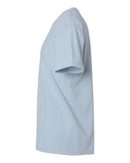 Left View of Washed Stonewash Denim Soft Wash T-Shirt - 3600SW