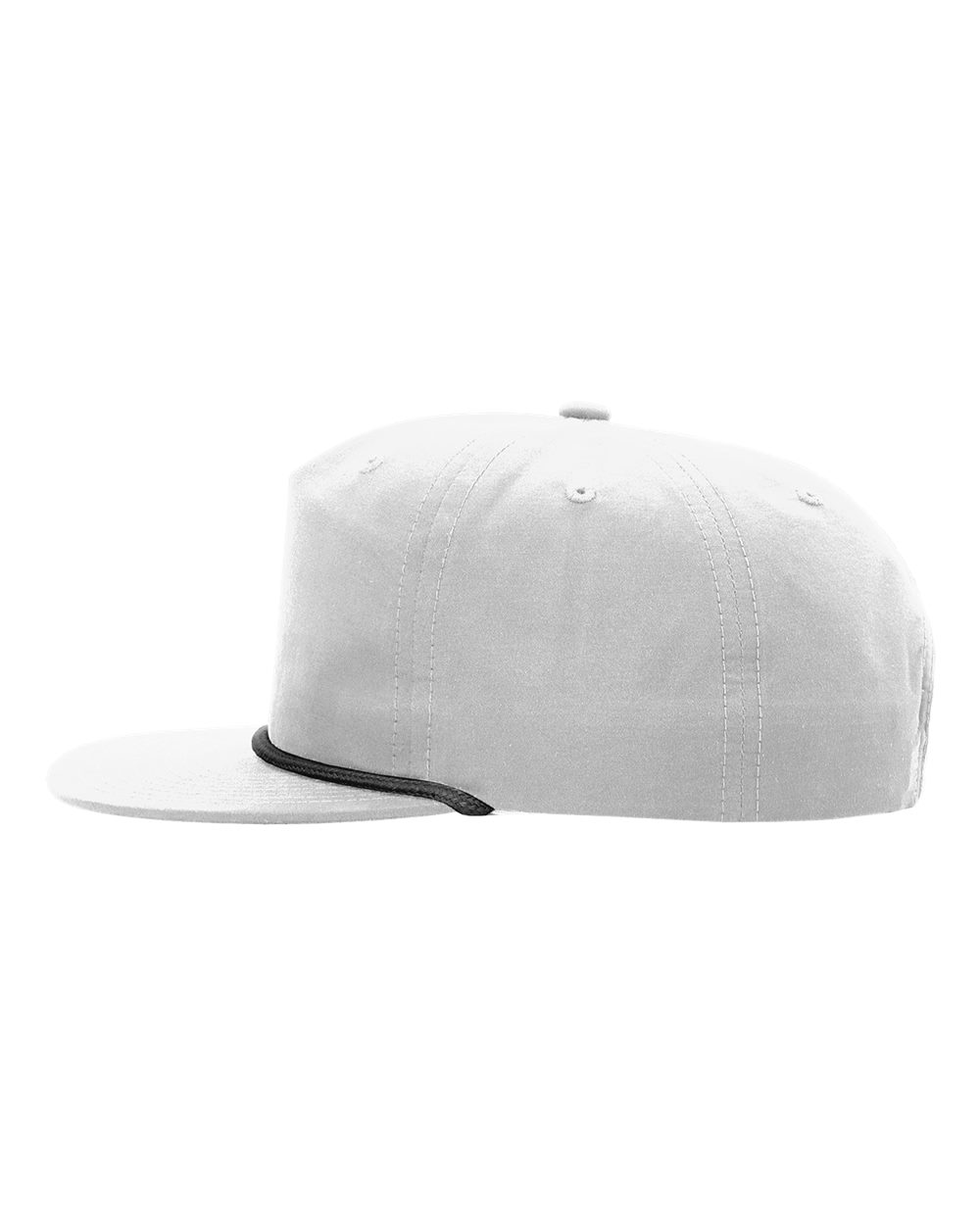 Left View of White/ Black Umpqua Snapback Cap - 256