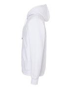 Left View of White Legend - Premium Heavyweight Cross-Grain Hooded Sweatshirt - IND5000P