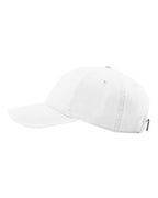 Left View of White Peach Twill Dad Hat - 326