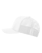 Left View of White Tilikum Cap - 835