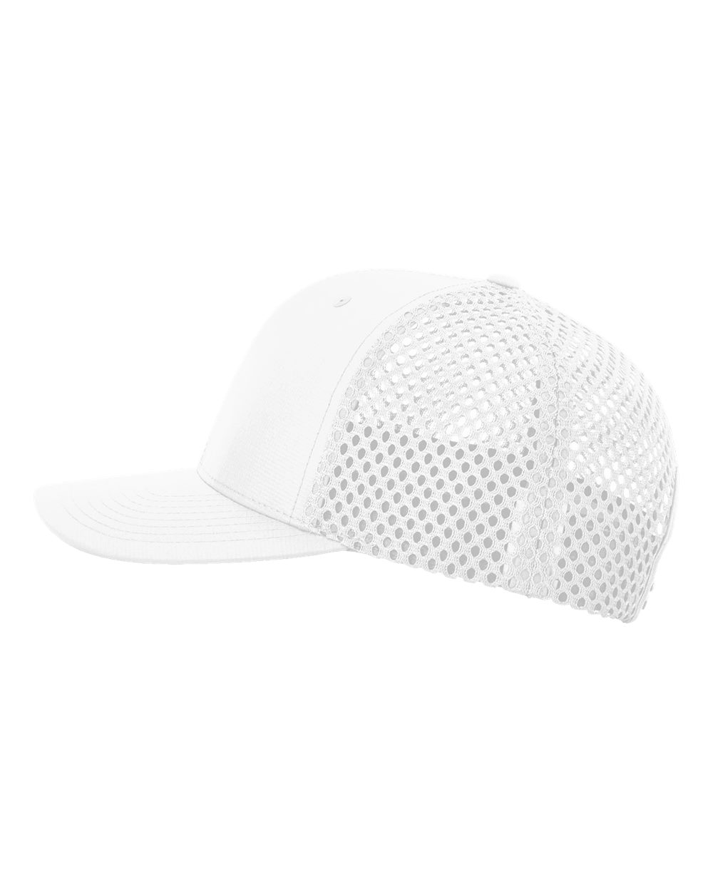 Left View of White Tilikum Cap - 835