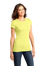 Lemon Yellow District Women's Fitted Very Important Tee . DT6001