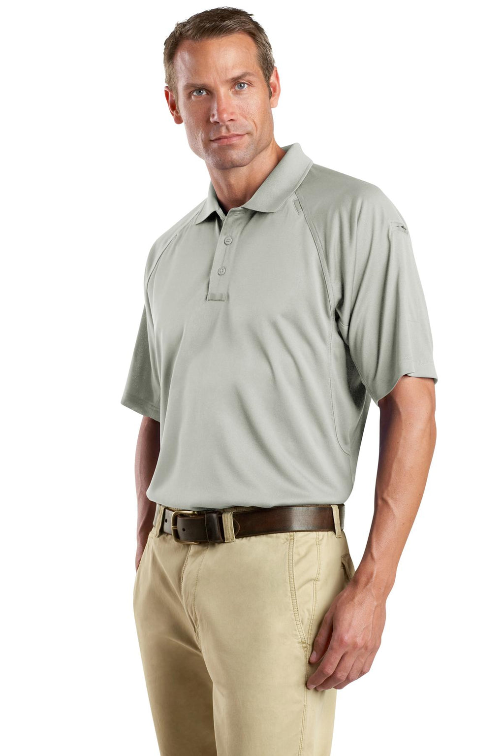 Light Grey CornerStone - Select Snag-Proof Tactical Polo. CS410