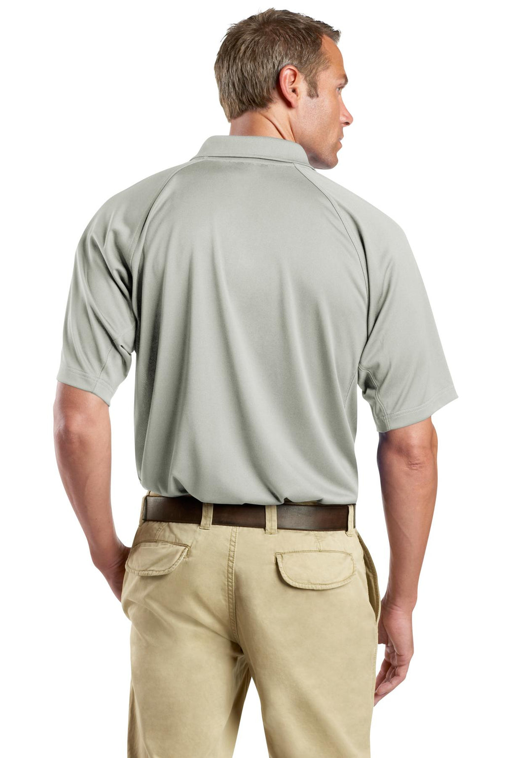 Light Grey CornerStone - Select Snag-Proof Tactical Polo. CS410